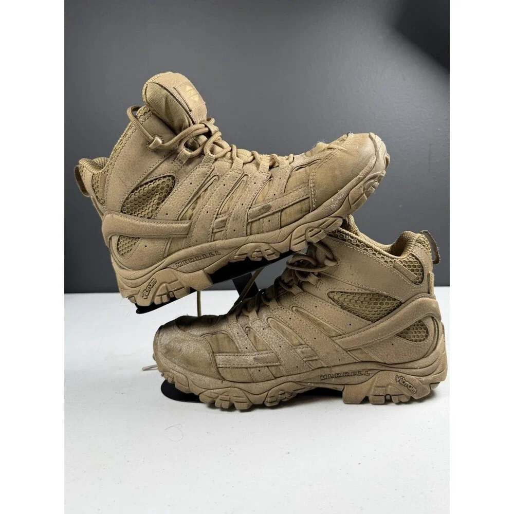 Pre-owned Merrell Men's Moab 2 Mid Tactical Waterproof Boots J15849 U.S Size 8.5